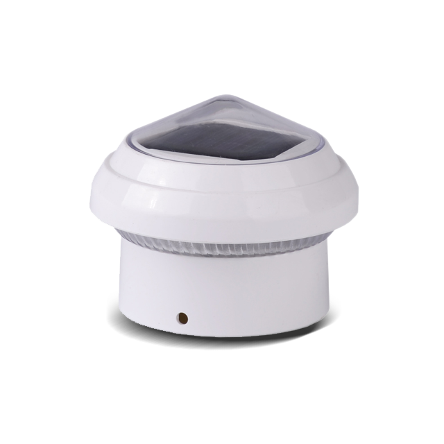 Luz solar do tampão do cargo da cerca plástica do elo de corrente de 2211-CP1 WH Luz solar do tampão do cargo da cerca plástica do elo de corrente de 2211-CP1 WH