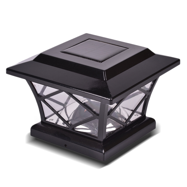 2211-F10 BL Black Diamond Padrão Outdoor Solar Powered Post Cap Light 2211-F10 BL Black Diamond Padrão Outdoor Solar Powered Post Cap Light