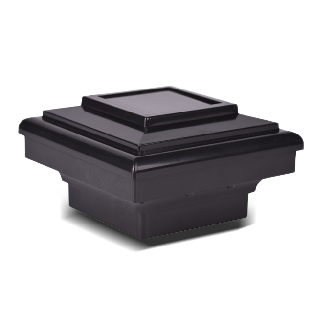 2211-F7 BL Preto Decorativo Solar Pilar Quadrado Post Cap Light 2211-F7 BL Preto Decorativo Solar Pilar Quadrado Post Cap Light