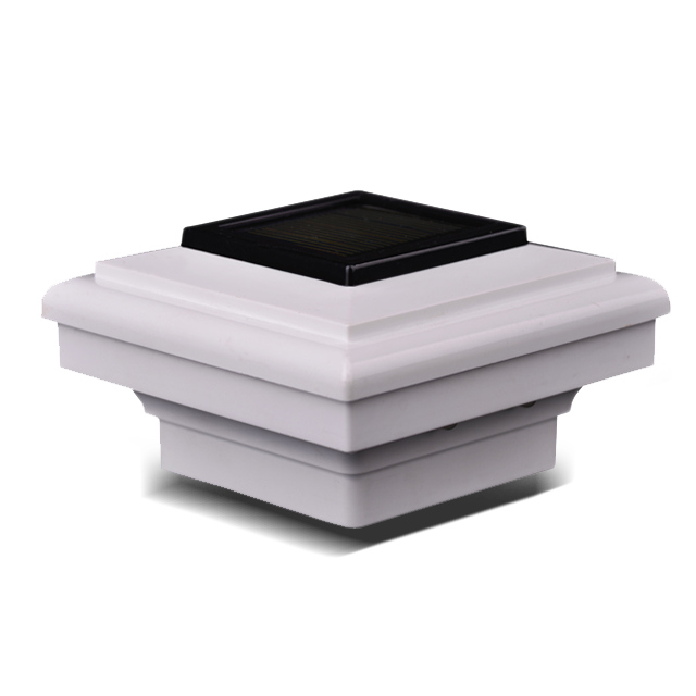 2211-F7 WH Deck de cerca de plástico ou luz solar para jardim de pátio 2211-F7 WH Deck de cerca de plástico ou luz solar para jardim de pátio