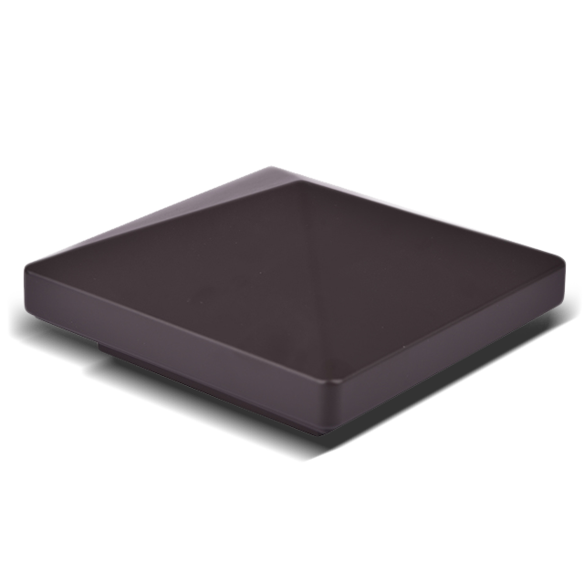 2211-FC Tampa de poste de plástico quadrado prateado útil de qualidade 2211-FC Tampa de poste de plástico quadrado prateado útil de qualidade