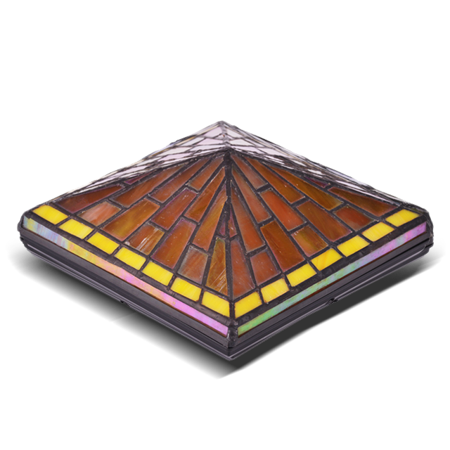 2211-TC4 Tampa de poste impermeável para cerca externa Tiffany 2211-TC4 Tampa de poste impermeável para cerca externa Tiffany